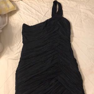 EC  Snap Black Dress